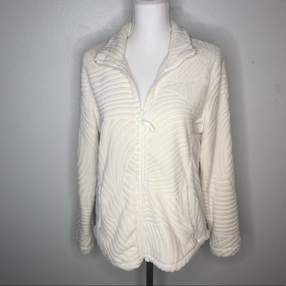 Jason Maxwell White jacket size large. Soft - Picture 4 of 8
